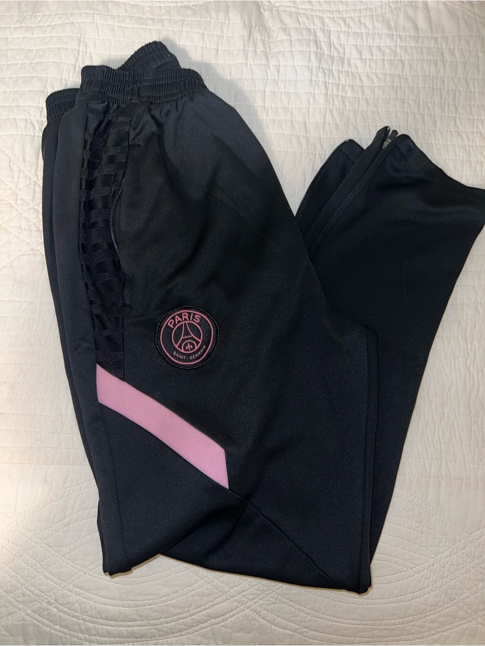 Nike Black & Pink PSG Joggers - Picture 2 of 7